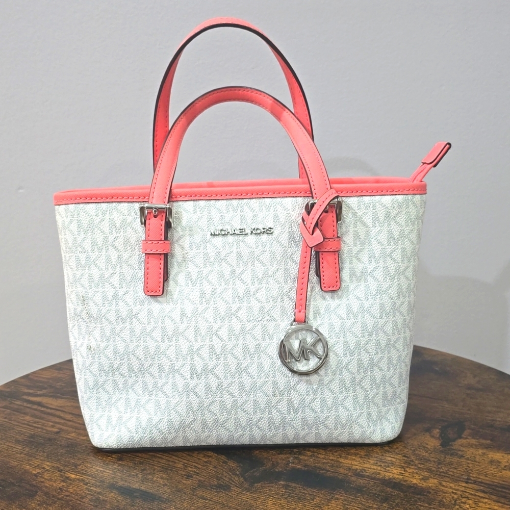 Jet Set Travel Extra-Small Logo Top-Zip Tote Bag